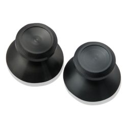 2x Joystick Toggle Stick Replacement Thumbstick Caps for Xbox One Controller Black