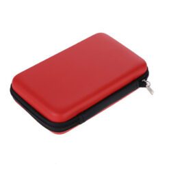 Nintendo 3DS XL New 3DS XL Hard Protective EVA Zip Case Pouch Red