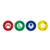 Nintendo Switch JoyCon Controller Silicone Thumb Stick Grips Caps Mario Luigi